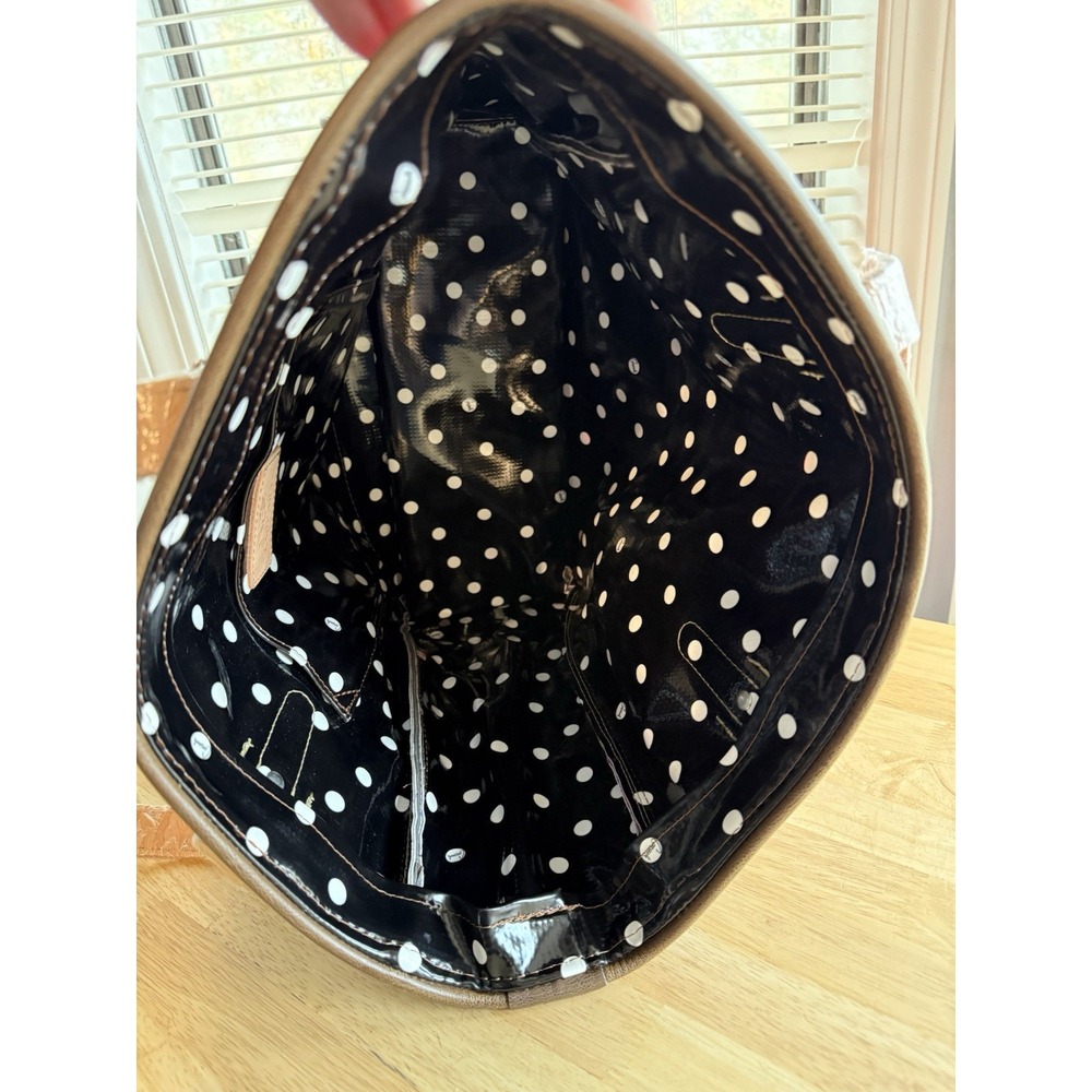 Consuela Black Polka Dot Pink Valentina Tote Retired Large‎ NWT  **READ** - Picture 8 of 16